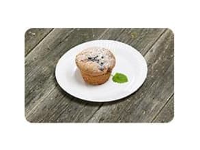 Paptallerken 15 cm Bionedbrydelig Hvid,8 pk x 250 stk/krt