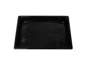 Sushibakke 241x175x28 mm RPET Sort,300 stk/krt