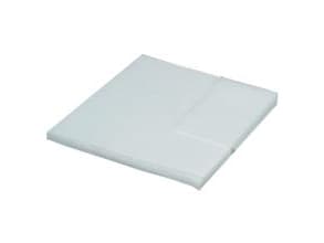 Vaskeklud engangs L200xB200xH2.5mm skum hvid,40 pk x 100 stk/krt