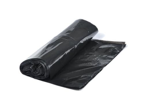 Spandepose 4 ltr 130/60x320 mm 15 my LDPE Sort, 65 rl x 35 stk/krt