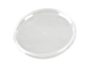 Låg Ø122 mm plastbæger klar - (200 stk.)
