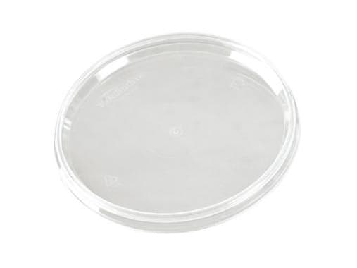 Låg Ø122 mm plastbæger klar - (200 stk.)