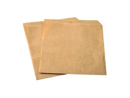 Burgerlomme stor 150x160 mm 40 gr Kraft/PE Brun,1000 stk/krt