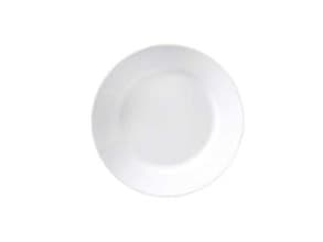Tallerken Dyb med fane Superwhite Ø28 cm Porcelæn Hvid,stk