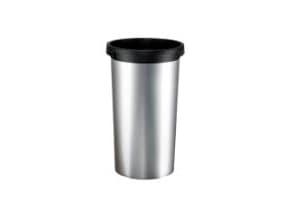 Affaldsbeholder Iris 50 ltr Ø38x73 cm Rund Plast Metalfinish,stk