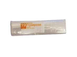 Frysepose Catersource 19 ltr 450x600 mm med Skrivefelt LDPE,20 Stk/rl - (20 stk.)