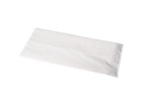 Søsygepose/Opkastpose L160xB55xH320mm Polypapir med Svejset bund Hvid,500 stk/krt