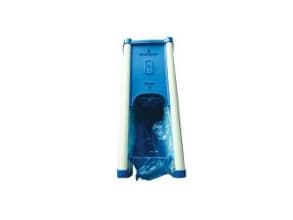 Dispenser Skoovertræk 55x23x18.5 cm med 50 skoovertræk Blå,4 stk/krt