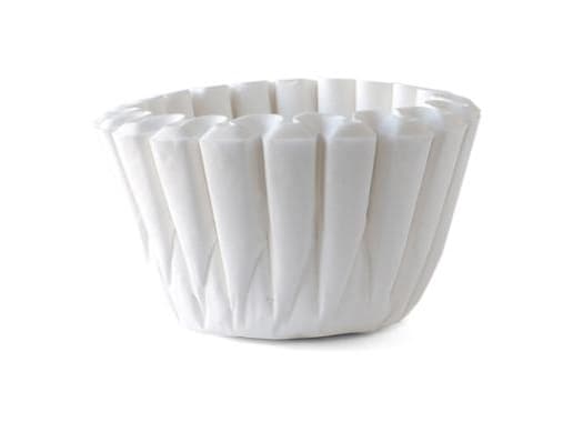 Skålfilter Catersource TCF 20ltr Ø457/Ø203xH127mm papir Svanemærket hvid,2 pk x 250 stk/krt