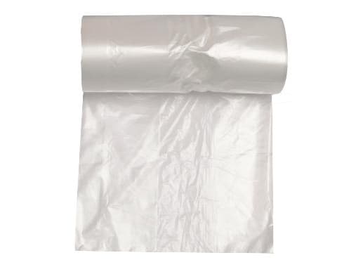 Spandepose 50 ltr 600x850 mm 16 my med Fals Kompakt LDPE klar m/50 stk pr./rulle