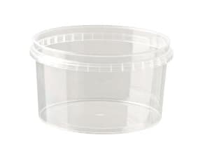 Plastbæger 560ml Ø122 mm rund PP klar - (200 stk.)