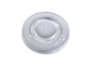Muovikansi Ø80 mm Catersource Tasainen ristillä läpinäkyvä paperimukiin,20 ps x 100 kpl/krt