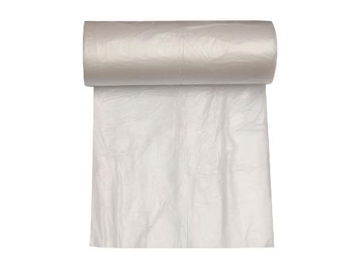 Bøttepose med fold kompakt 40L 600x600 mm 7 my HDPE klar (20 rl x 50 stk/krt)