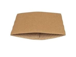 Manchet Suuri pahvi ruskea 30/40 cl 12/16 oz kahvimukeille, 1000 kpl/krt