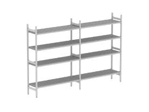 Reol 45x300.5x200 cm SAMPAK 11 dele,1 stk reol af 11 dele