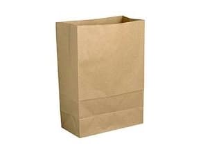 Klodsbundspose 320x170x450 mm 25 ltr. FSC 80g Brun - (200 stk.)