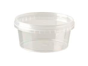 Plastbæger 180ml Ø92 mm rund PP klar - (200 stk.) - ekskl. låg