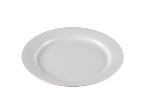 Tallrik Venice Ø21 cm platt porslin vit,6 st/pk