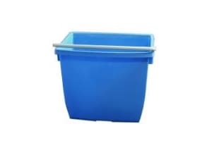 Spand 13 ltr Firkantet Blå, 1 stk