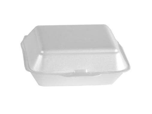 Burgerlåda stor 185x145x73 mm XPS White HP2,4 pk x 150 st/krt
