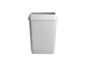 Affaldskurv Katrin 50 ltr med Låg Hvid til Vægophæng,1 stk