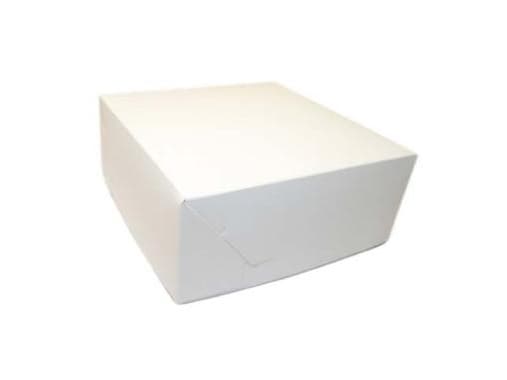 Kakkulaatikko 180x180x75 mm valkoinen,250 kpl/krt