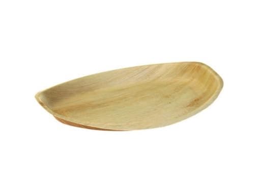 Tallrik 41x28x2,5 cm Stor biologiskt nedbrytbar palmblad, 25 st/pk