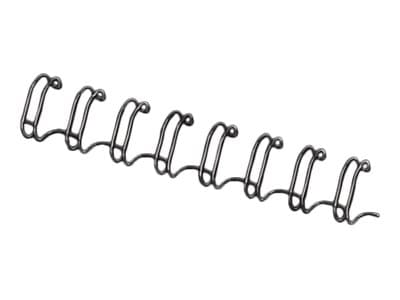Spiralrygge Fellowes 3:1 wire 6 mm sort til 2-35 ark - (100 stk.)