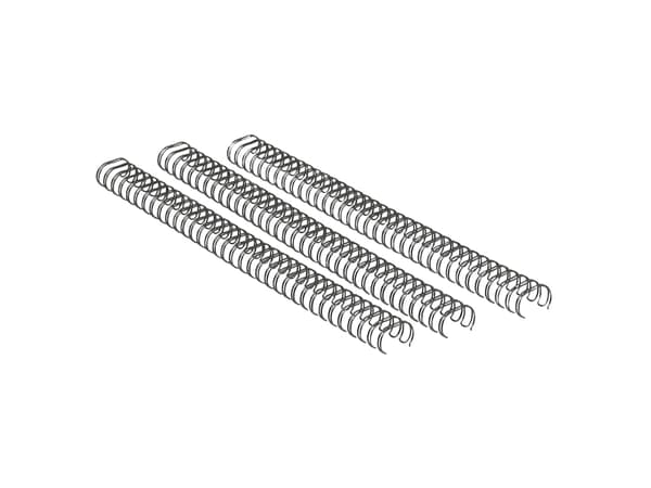 Spiralrygge Fellowes 3:1 wire 14mm sølv A4 101-130ark (100 stk.)