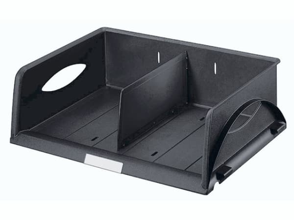 Leitz Standard - Brevfack - 2 utrymmen - för A4 - svart