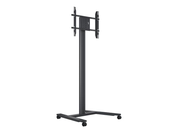 Multibrackets Public Display Stand 210 HD Single - Vogn - for flatpanel - låsbar - aluminium - svart - skjermstørrelse: 55"-80" - monteringsgrensesni