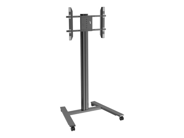 Multibrackets Public Display Stand 210 HD Single - Vogn - for flatpanel - låsbar - aluminium - svart - skjermstørrelse: 55"-80" - monteringsgrensesni
