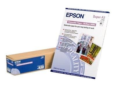 EPSON akvarellipaperi - matta - syövytysvalkoinen - rulla A1(61.0 cm x 18 m) - 190 g/m² - 1 rulla(t) akvarelliväritekstuuripaperi - SureColor SC-P100