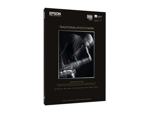 Epson Traditional Photo Paper - A3 plus (329 x 423 mm) - 330 g/m² - 25 ark fotopapir - for SureColor P5000, P800, SC-P10000, P20000, P5000, P700, P75