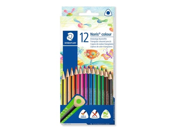 STAEDTLER Noris colour - Fargeblyant - assorterte skinnende farger (en pakke 12)
