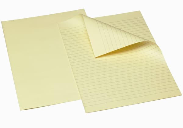 Konseptipaperi Bantex 5100, vuorittomat, keltainen, 80 g, 250 arkin pakkaus