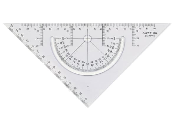 Linex 2622, Trekant, Gjennomsiktig, Styrenakrylonitril (SAN), 2 mm, 1 stykker