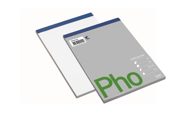 Bantex 400051493, Yksivärinen, Sininen, Harmaa, A5, 100 arkkia, 60 g/m², Pehmeäkantinen