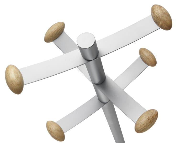 Stumt bord Unilux Bouquet grått/trä