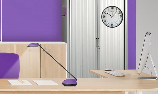 Väggklocka Unilux Magnet silver