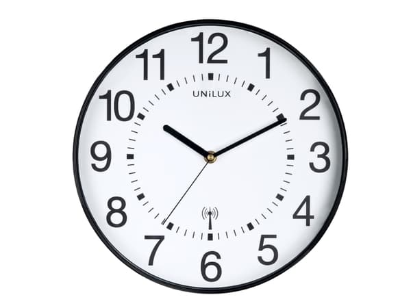 Vægur Unilux Maxi WAVE sort Ø37,5cm