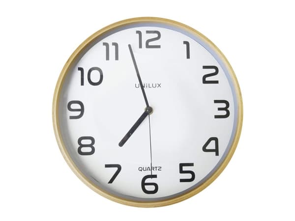 Unilux Baltic, Vegg, Quartz clock, Rund, Tre, Tre, Glass