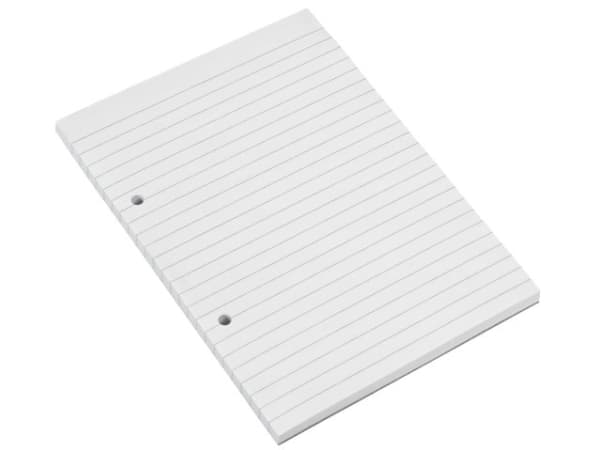 A5-block Bantex Standard, fodrat med 2 hål - (5 st.)