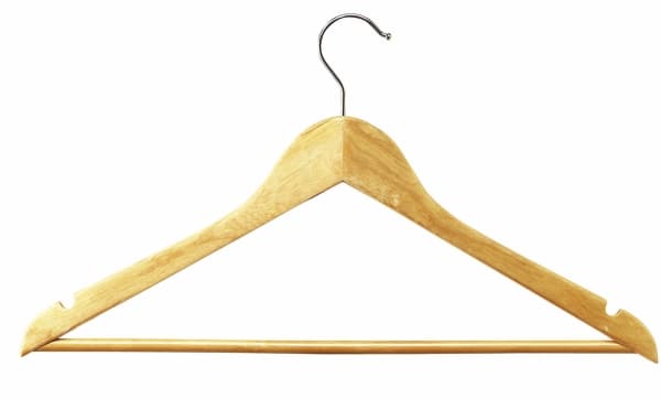 Træbøjle Unilux standard 25st/pkt