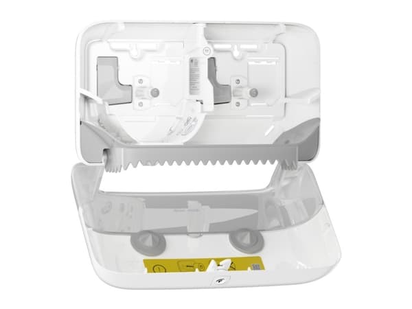 Tork 558040, Dispenser for toalettruller, Hvit, Plastikk, 360 mm, 130 mm, 207 mm
