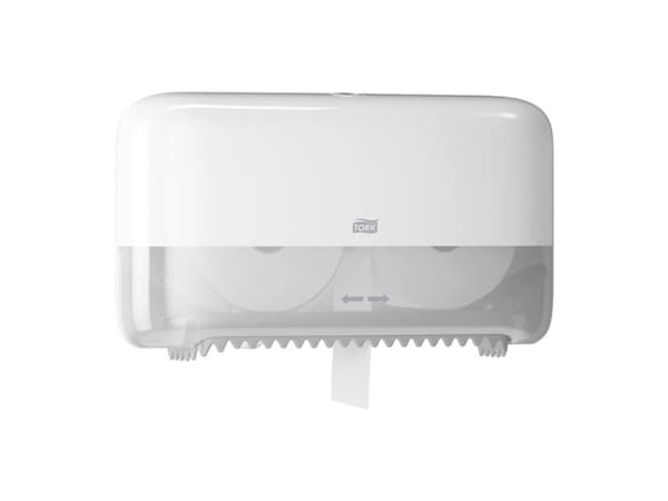 Tork 558040, Dispenser for toalettruller, Hvit, Plastikk, 360 mm, 130 mm, 207 mm