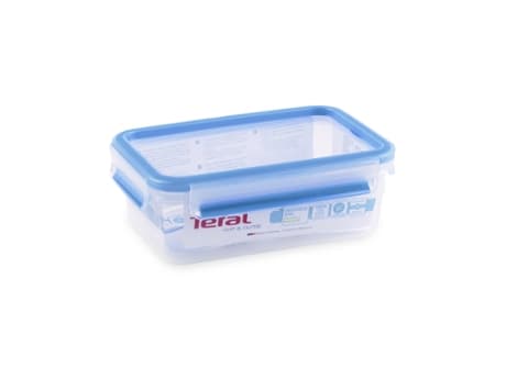 Tefal K3021212, Sæt, Rektangulær, 1 L, Blå, Gennemsigtig, 1 pc.