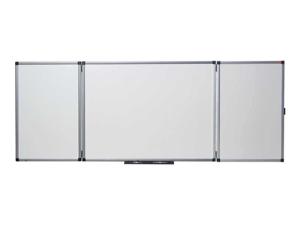 Nobo - Whiteboard-tavla - väggmonterbar - 3000 x 1200 mm - 3-dels upphängd - emalj - magnetisk - dubbelsidig