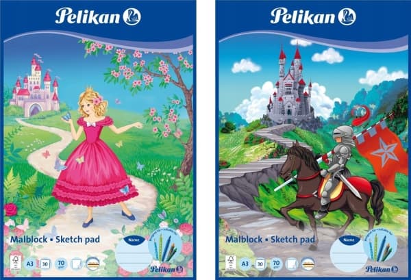 Pelikan 137661, Taidepaperi, 70 g/m², 30 arkkia