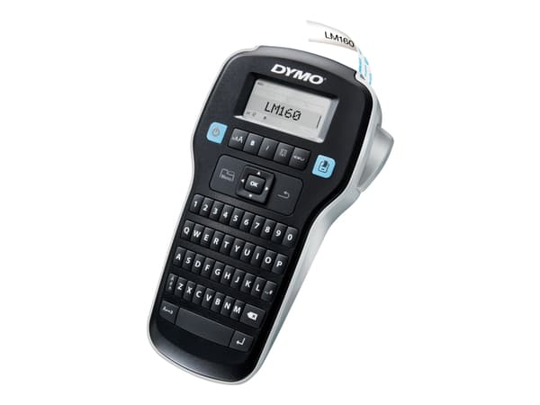 DYMO LabelManager ™ 160 QWERTY, QWERTY, D1, Lämpösiirto, 180 x 180 DPI, 12 mm/s, AAA